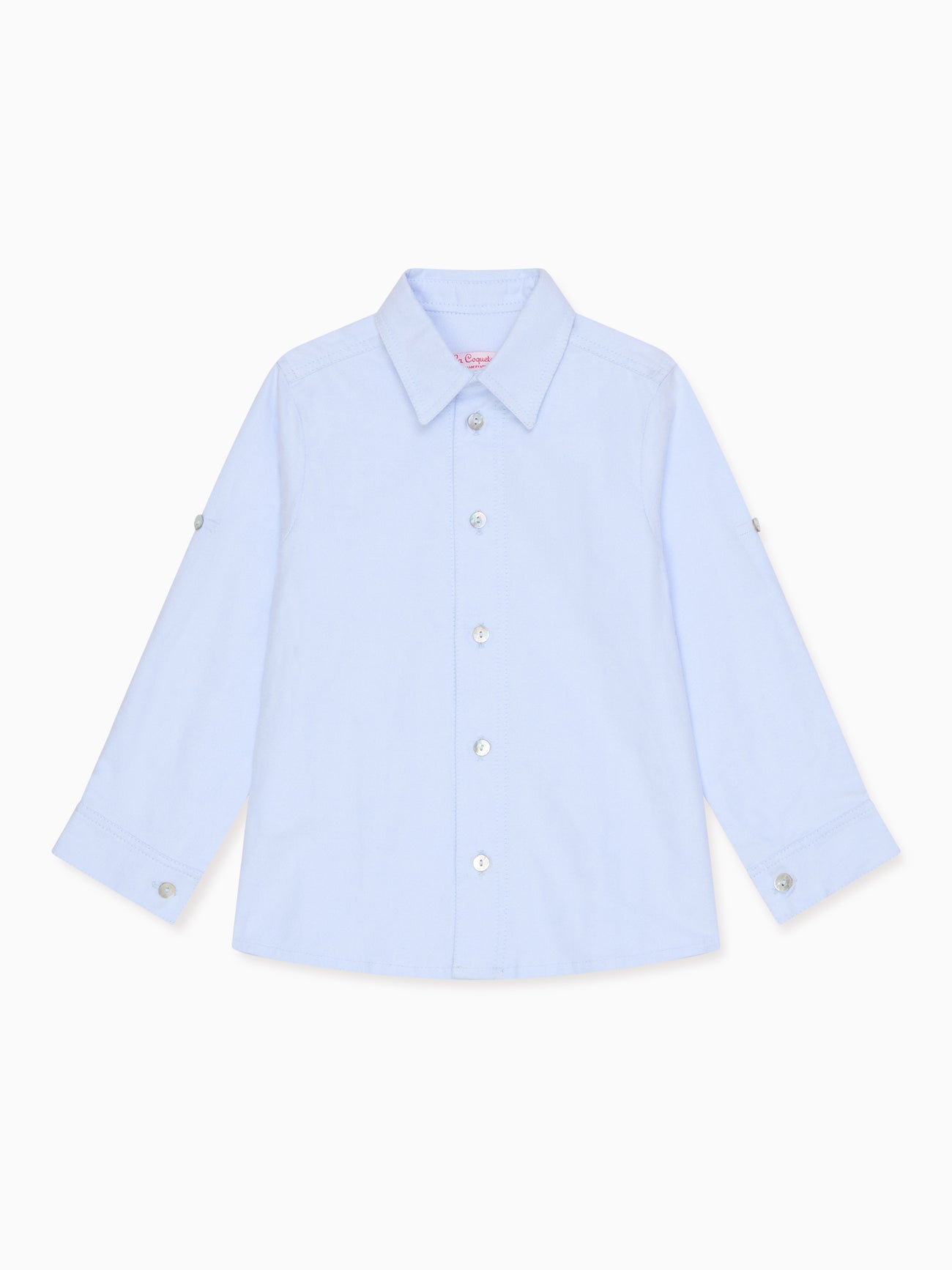 Light Blue Nico Brushed Cotton Boy Shirt