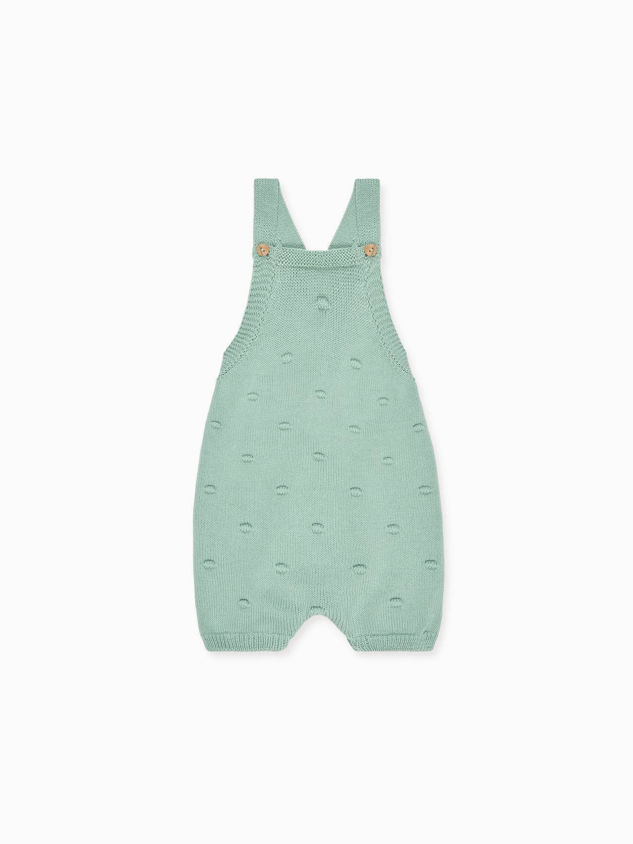 Sage Noa Cotton Baby Knitted Overalls