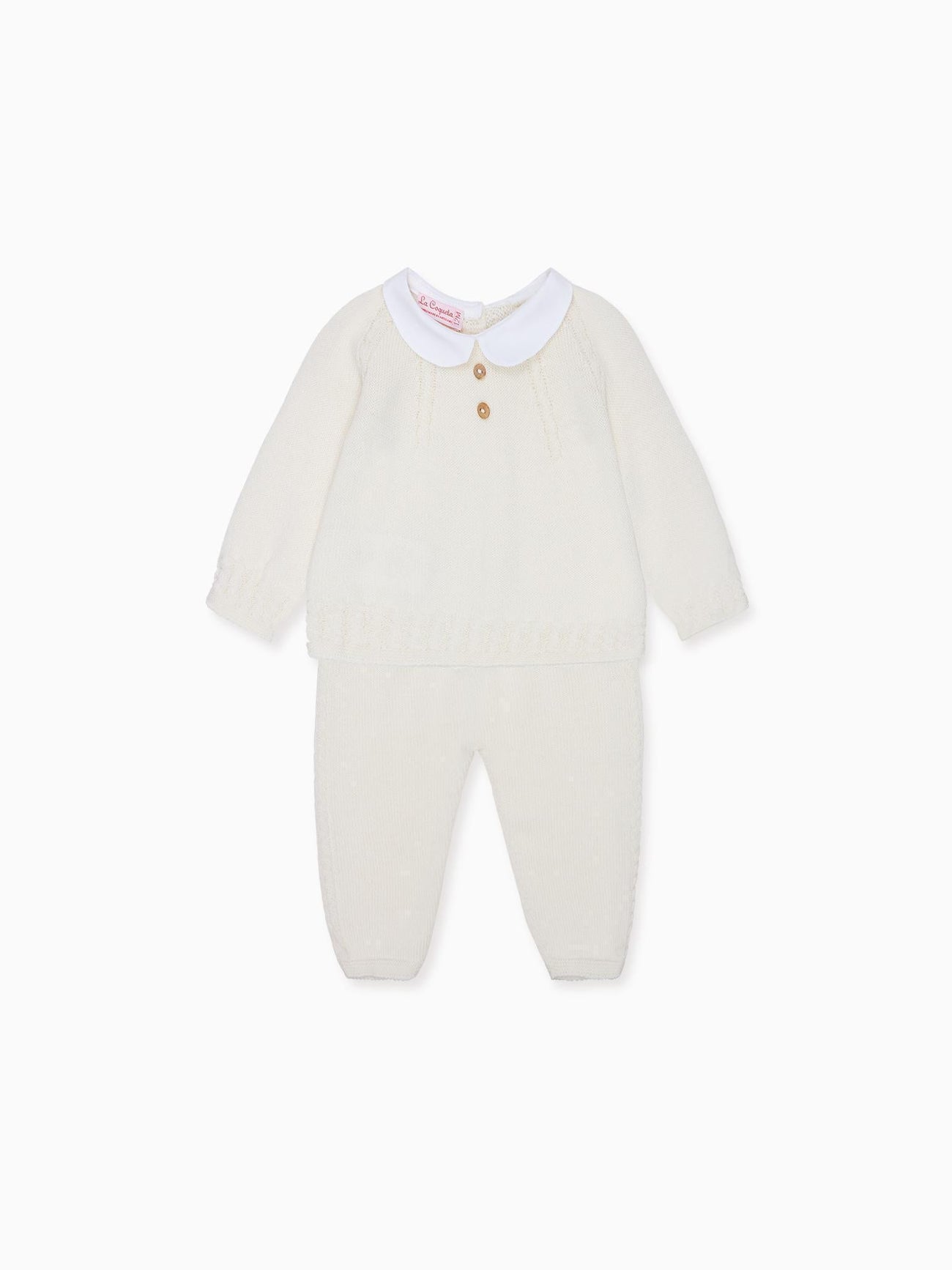 Ivory Noa Merino Baby Knitted Set