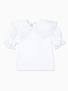 White Nolina Girl Cotton Top