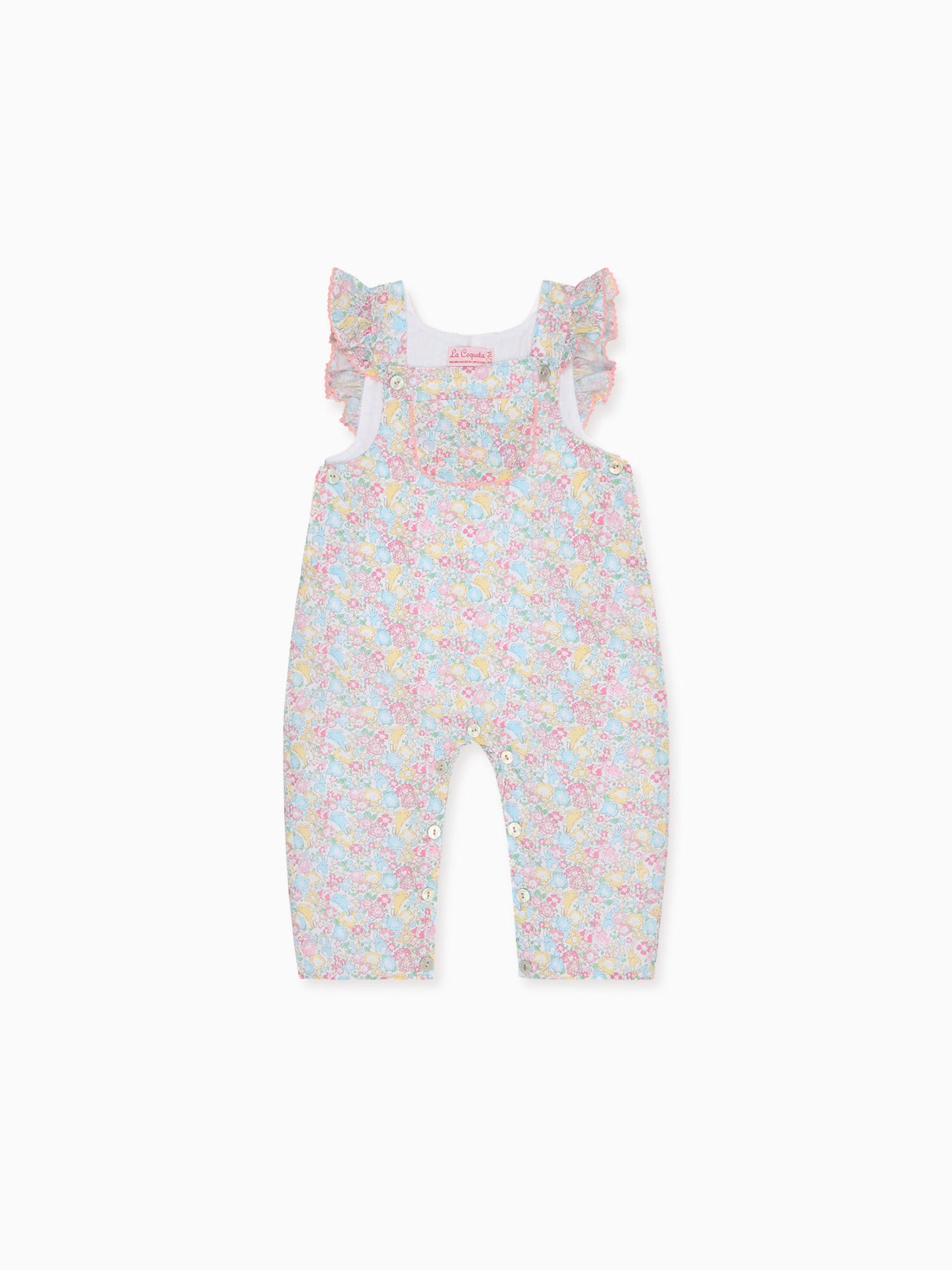 Pink Bunny Nova Baby Dungarees