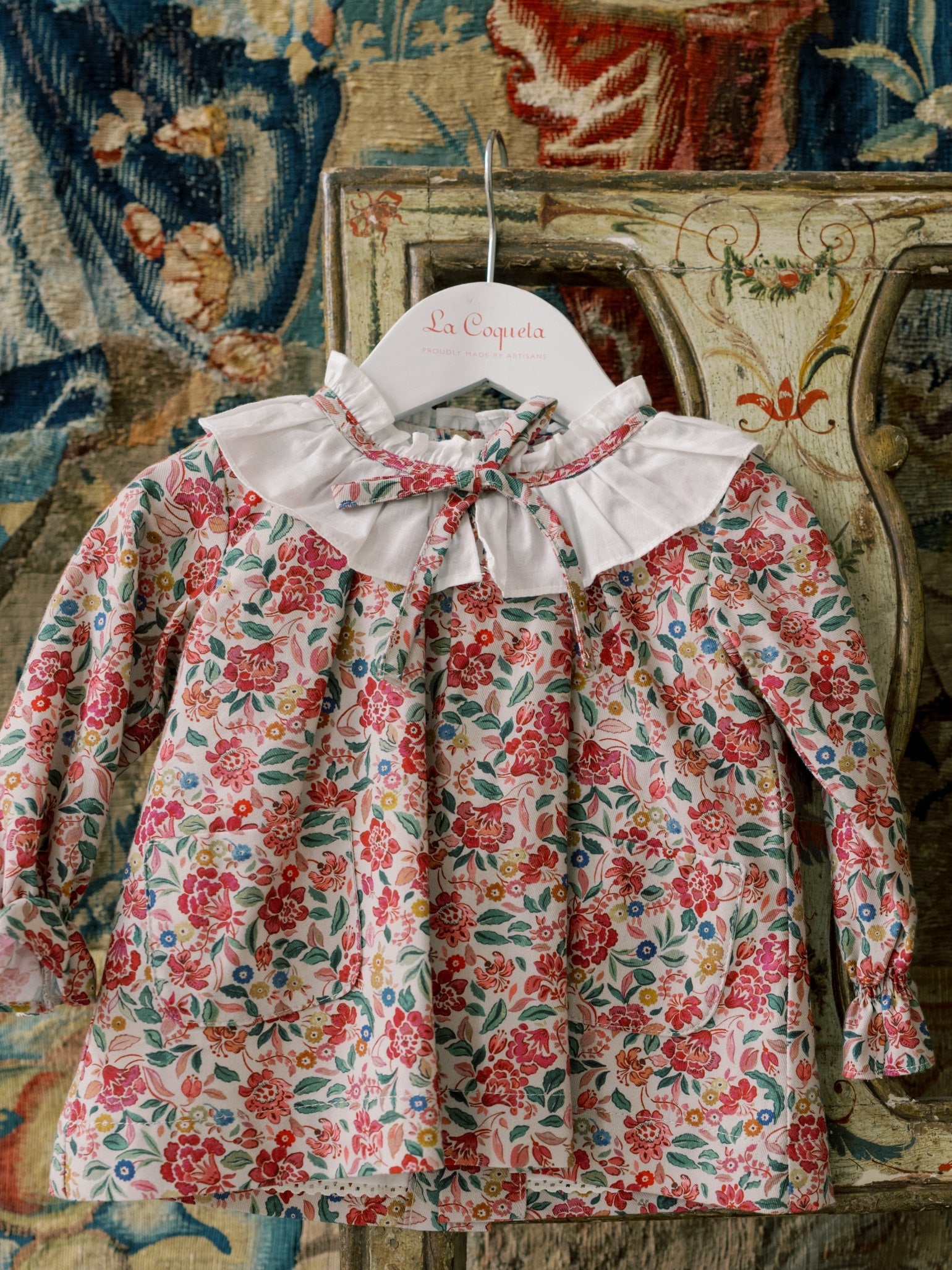 Pink Floral Odisea Baby Girl Set