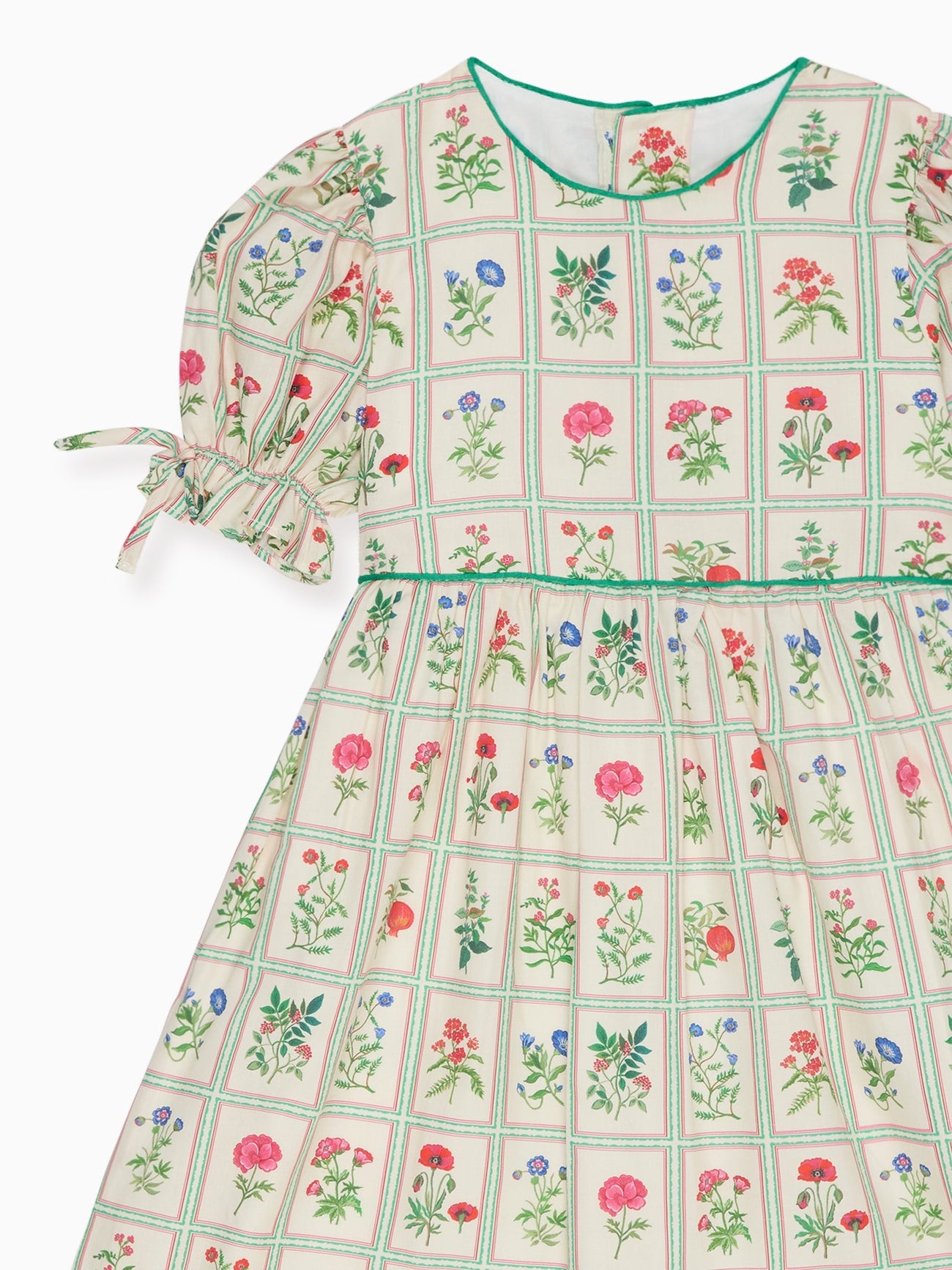 Ivory Botanical Olivia Girl Dress