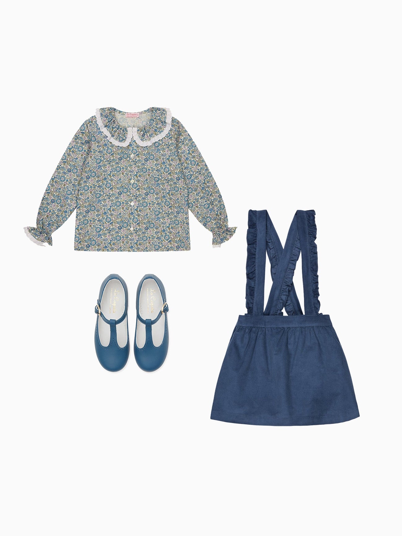 Anita Girl Shirt, Agata Girl Skirt & T-Bar Shoes Outfit Bundle