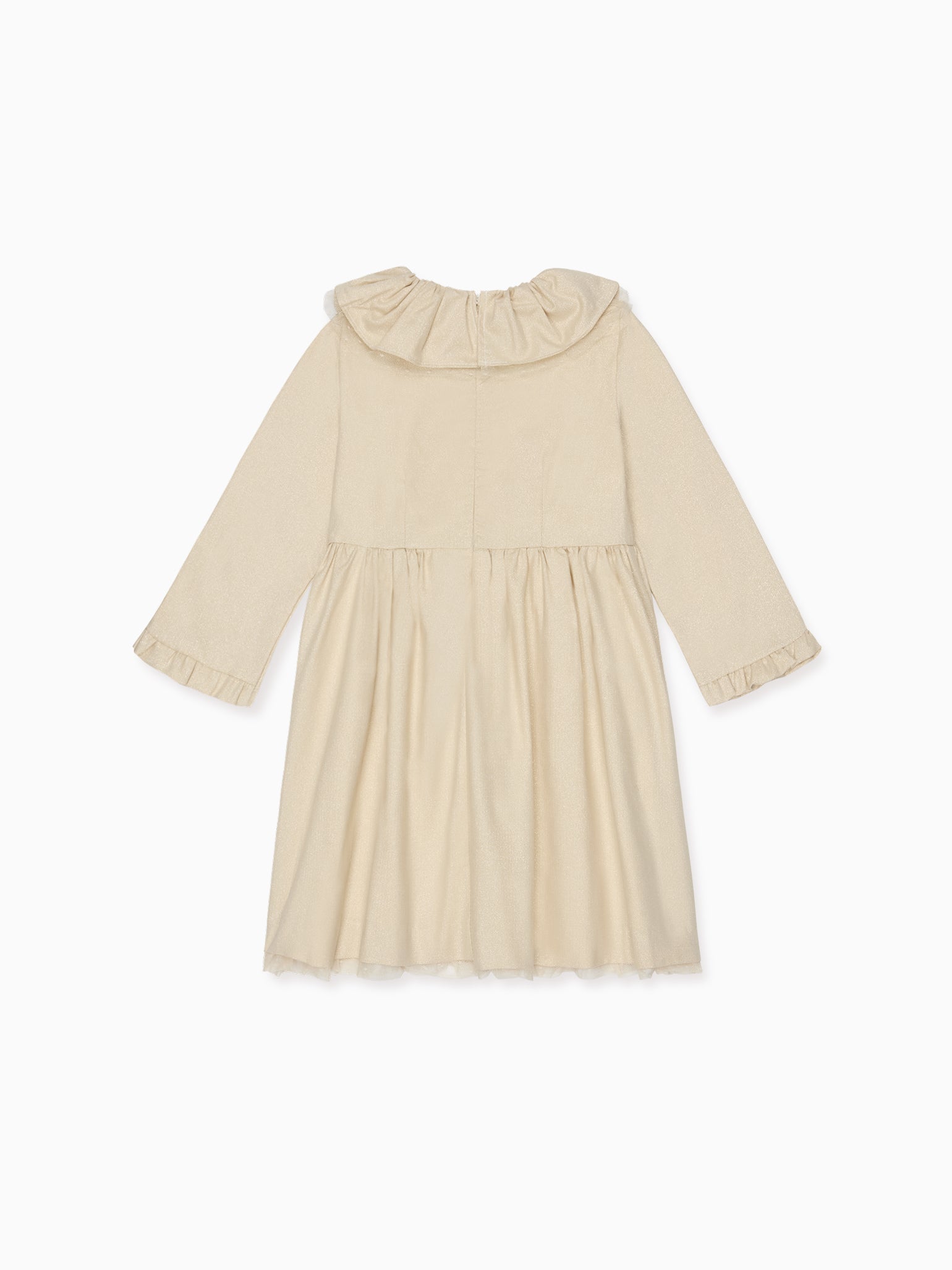 Gold Otillie Girl Dress