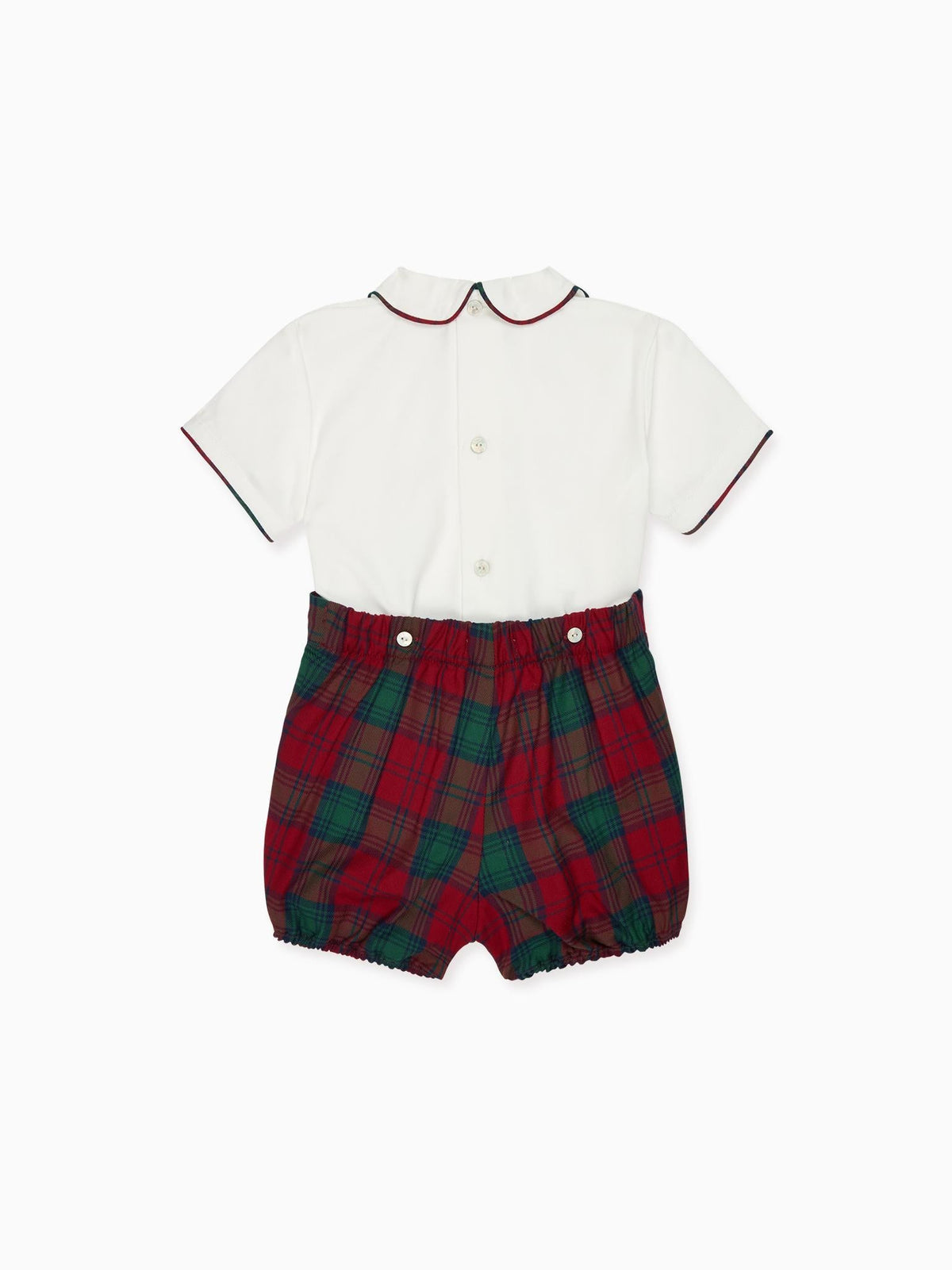 Green Tartan Pablo Baby Boy Set