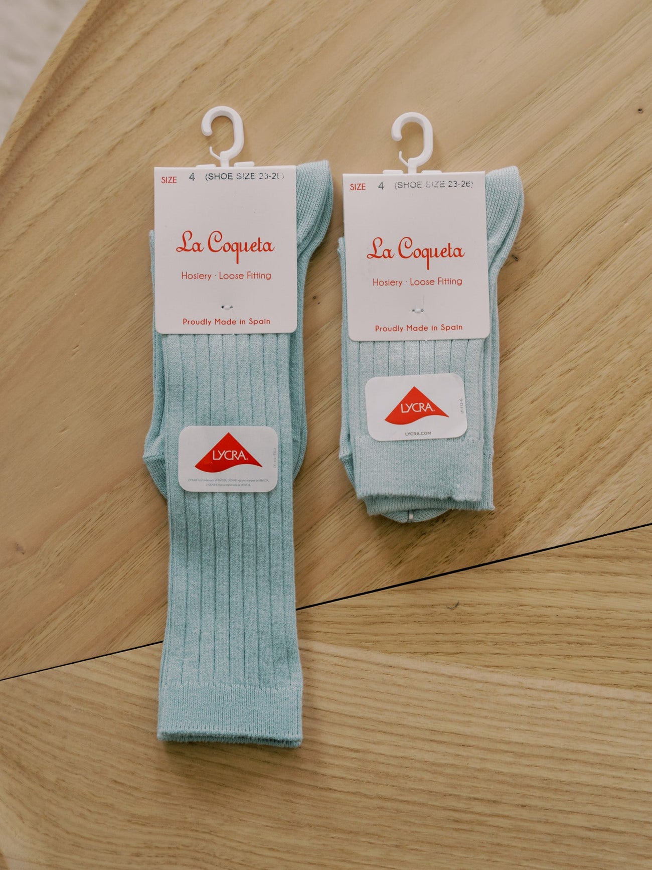 Pale Green Ribbed Short Kids Socks