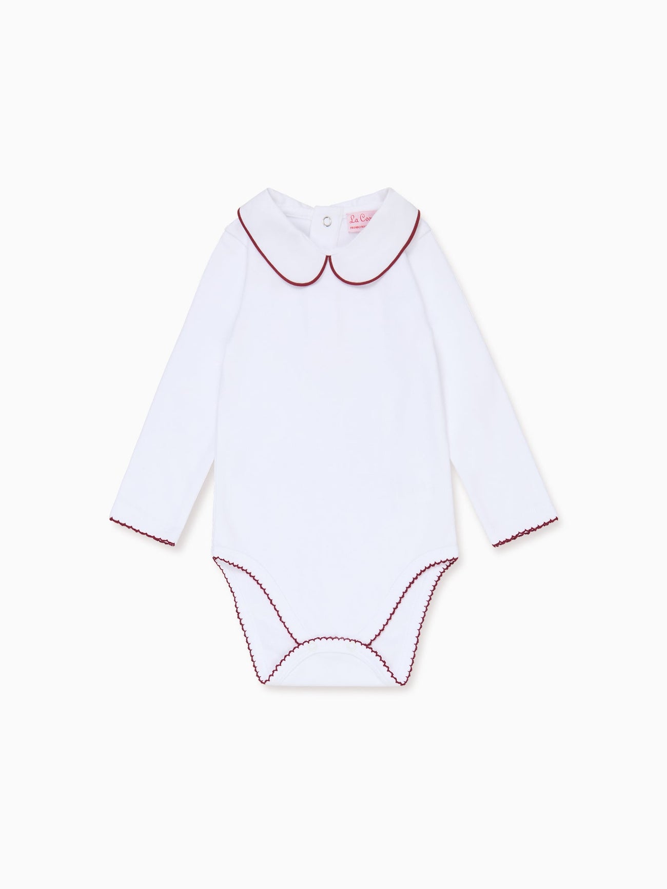 White Patricio Baby Bodysuit