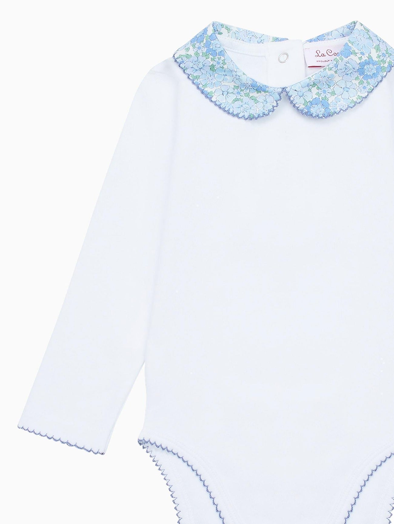 Blue Floral Patricio Baby Girl Body Vest