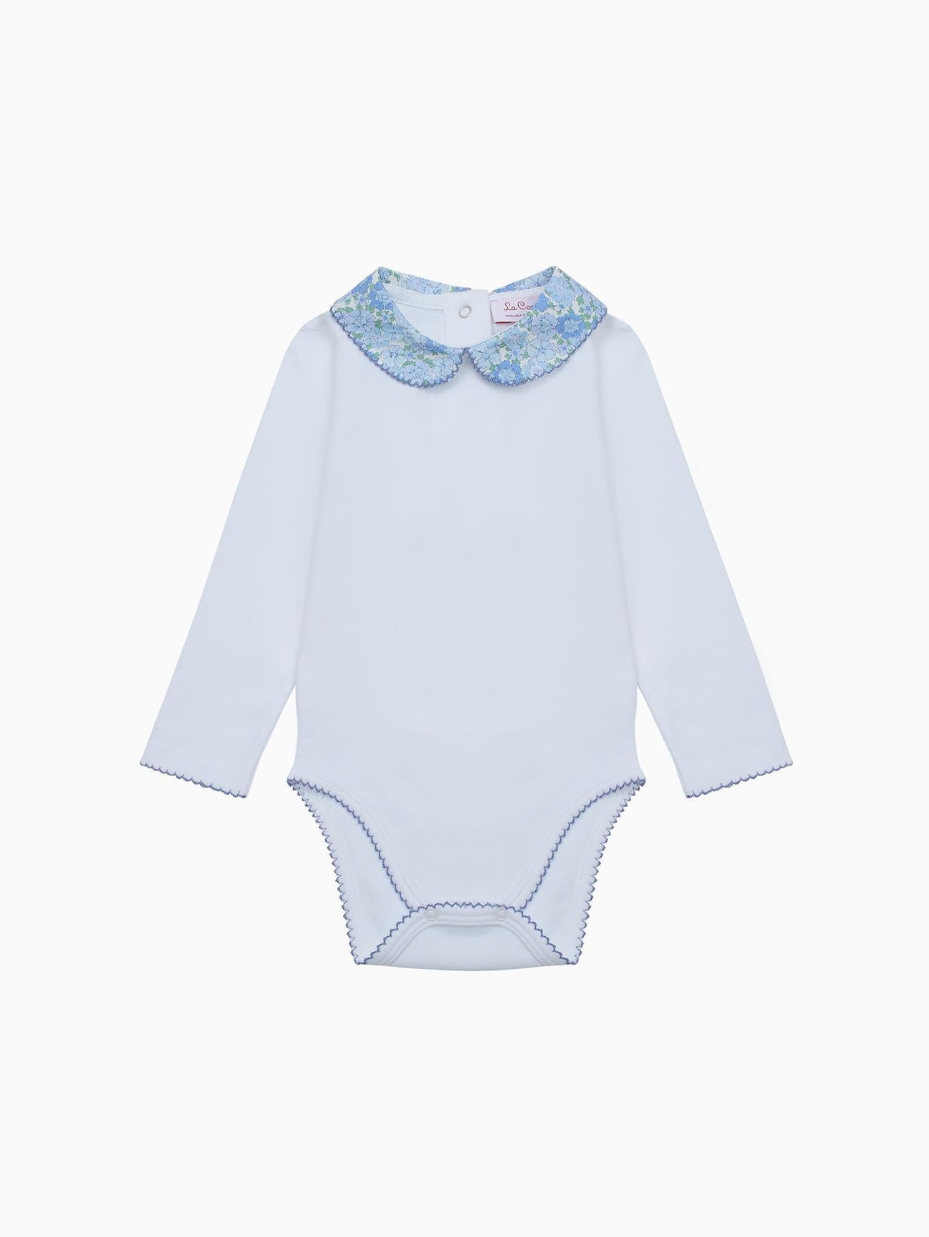 Blue Floral Patricio Baby Girl Body Vest