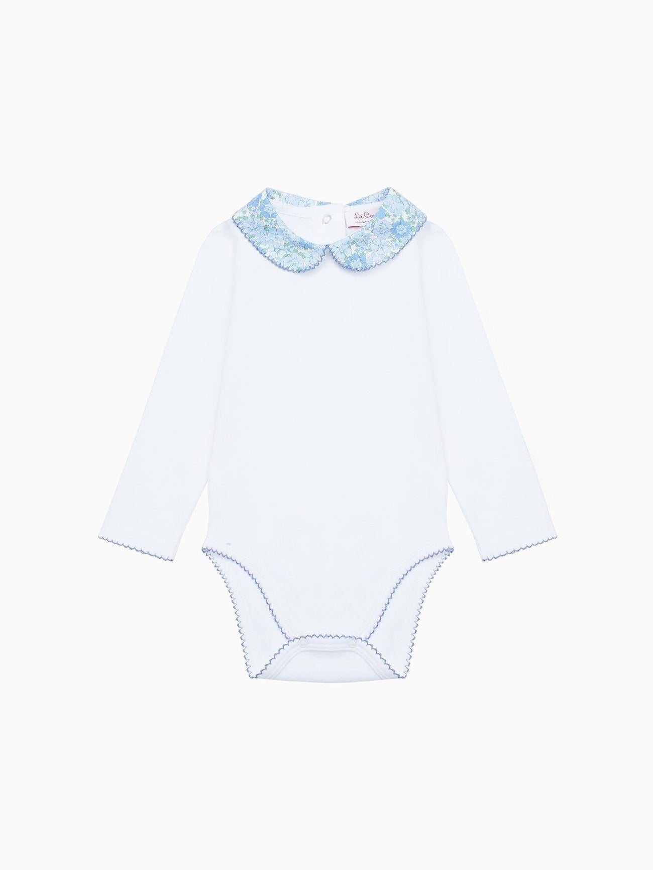 Blue Floral Patricio Baby Girl Body Vest