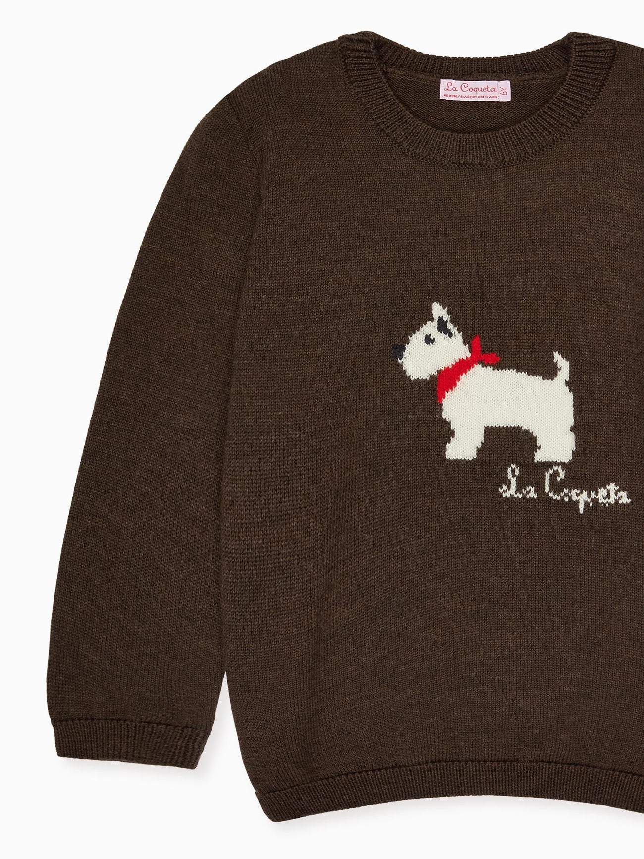 Chocolate Patricio Merino Kids Jumper