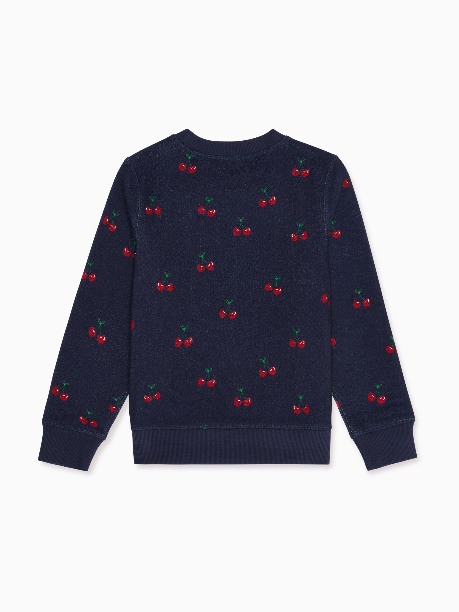 Navy Cherry Pernille Girl Sweatshirt