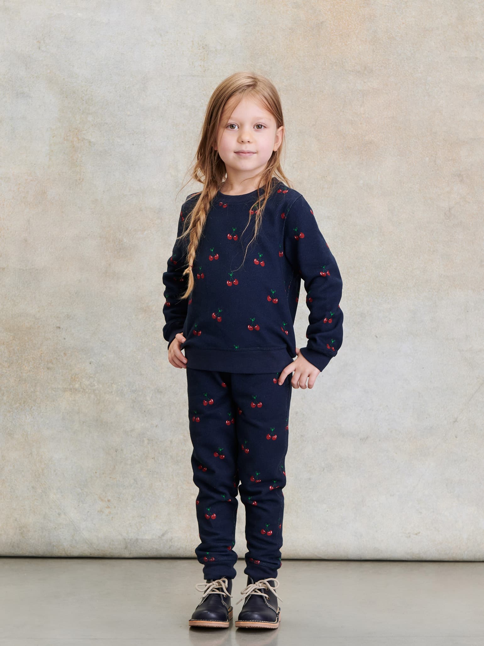 Childrens navy fashion sweatshirt