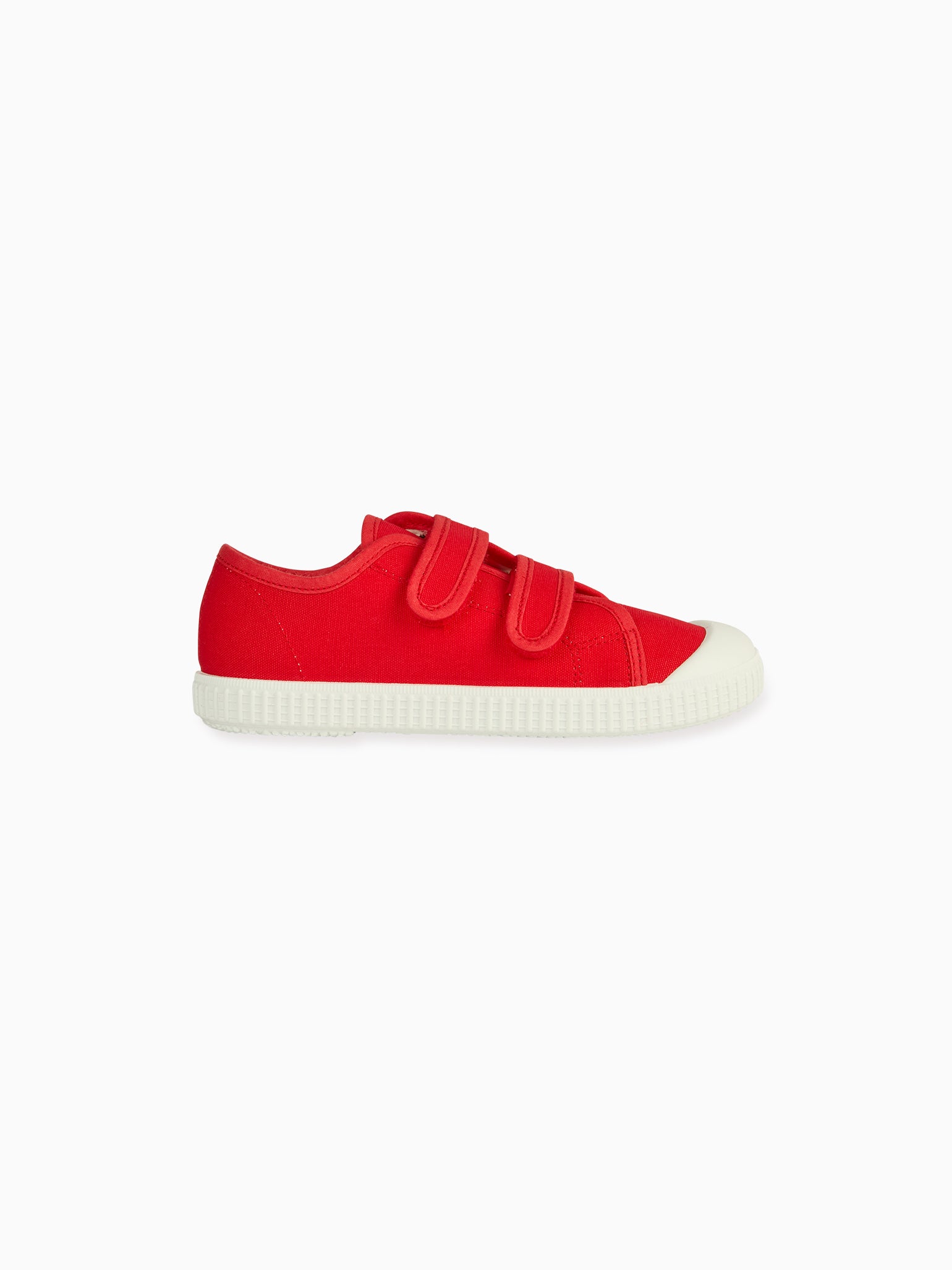 Red Plimsoll Kids Shoes