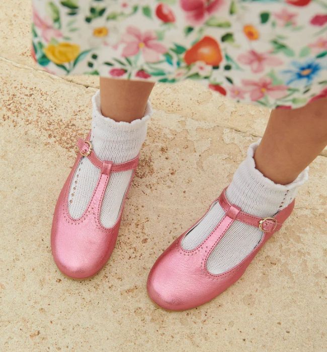 Pale Yellow Leather Baby Mary Jane Shoes | La Coqueta Kids US