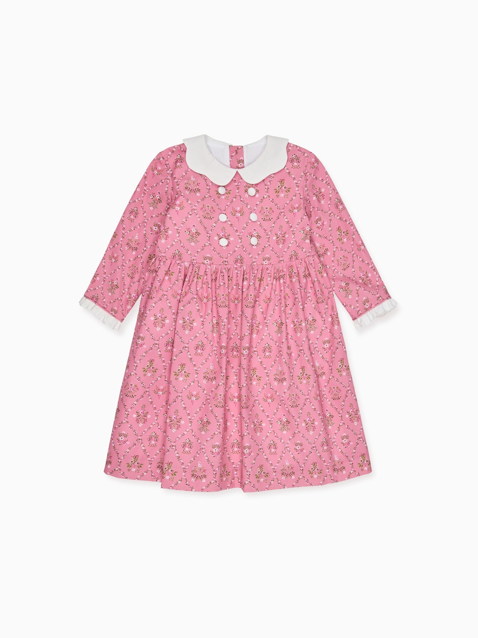 Pink Garland Trellis Provenza Girl Dress