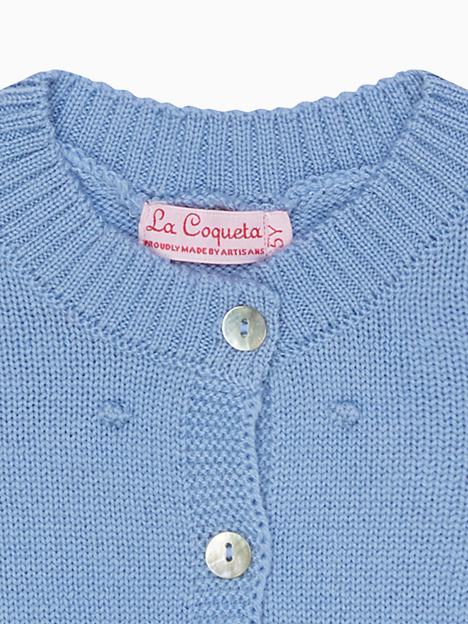 Light Blue Ramas Merino Girl Cardigan