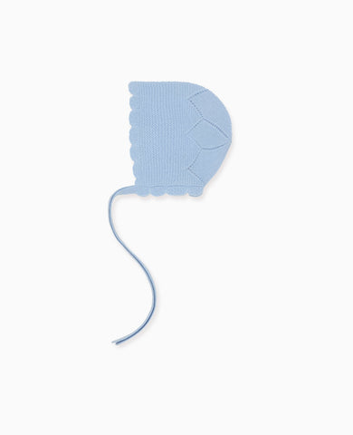 Blue Ramona Cashmere Baby Bonnet