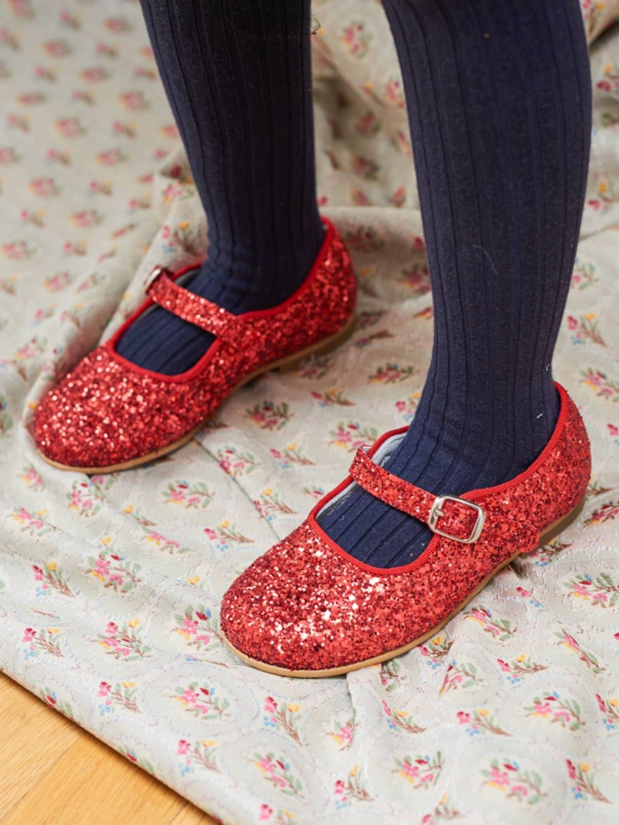 Childrens glitter shoes fashion