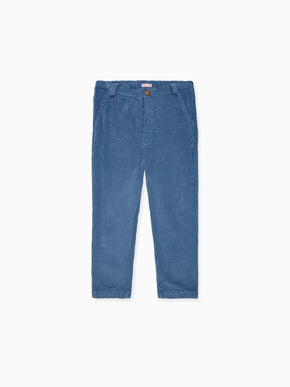 Blue Reinaldo Corduroy Boy Trousers
