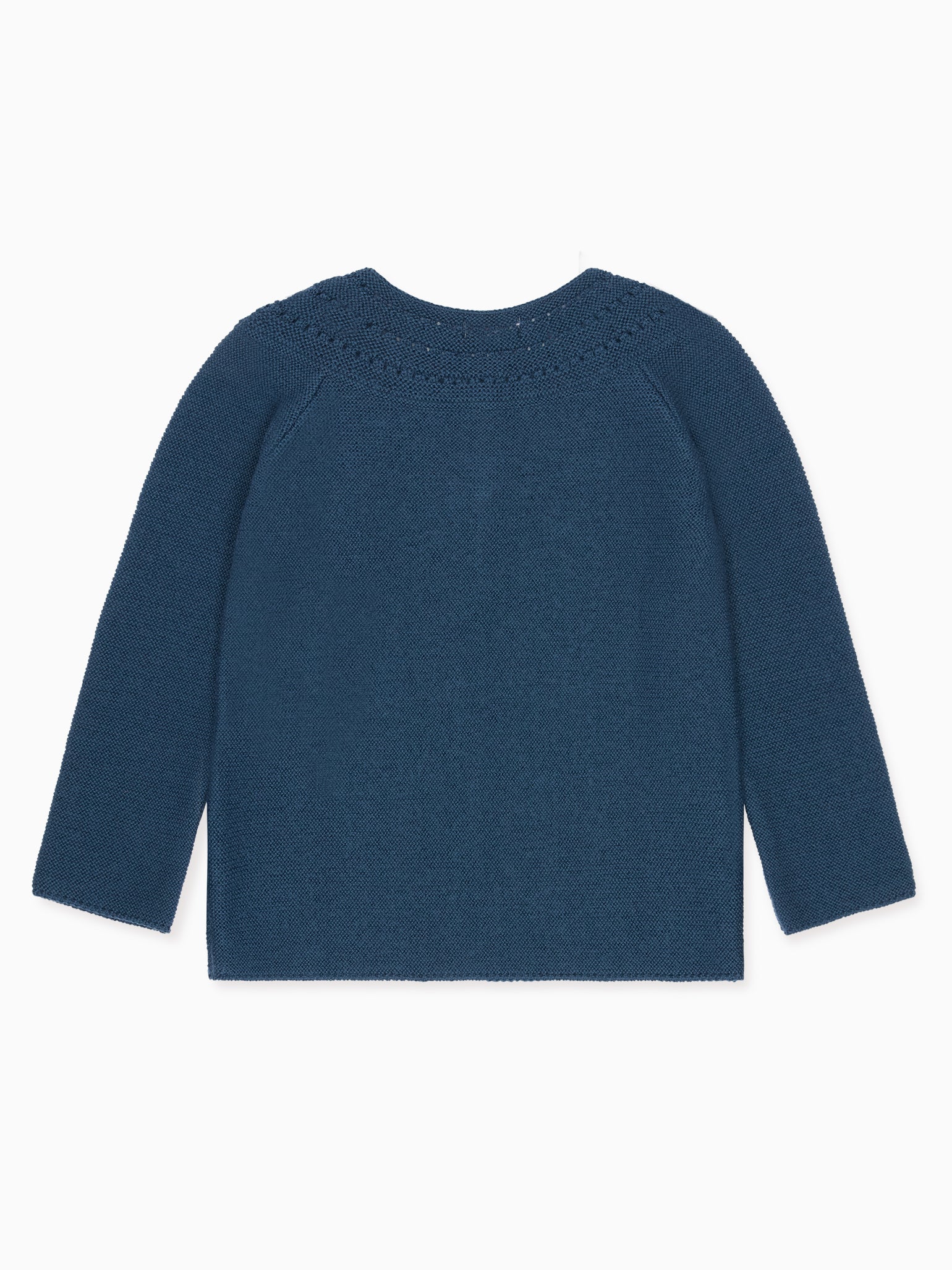 Petrol Blue Rima Merino Girl Cardigan