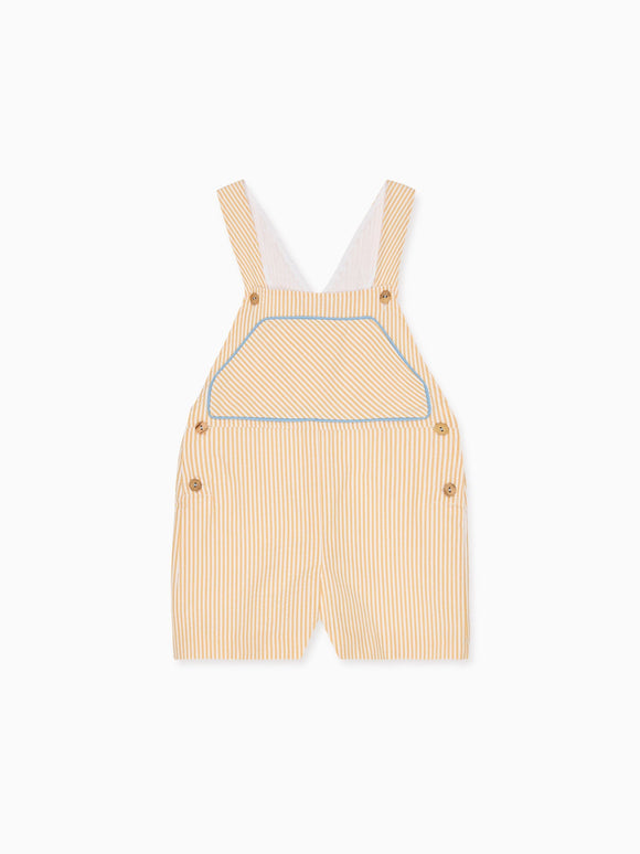 Yellow Stripe Ringo Baby Dungarees
