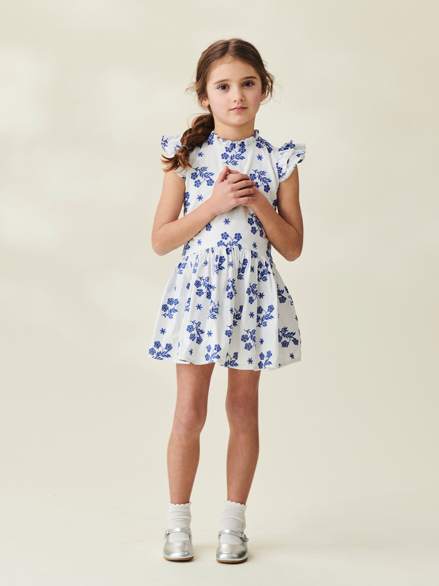 White frock clearance for kids