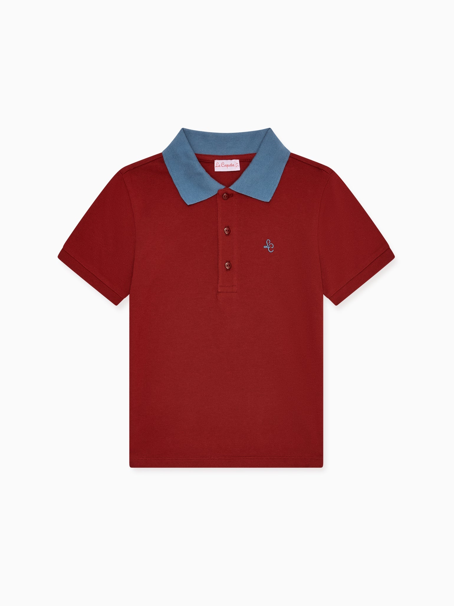 Burgundy Rocco Boy Polo Shirt