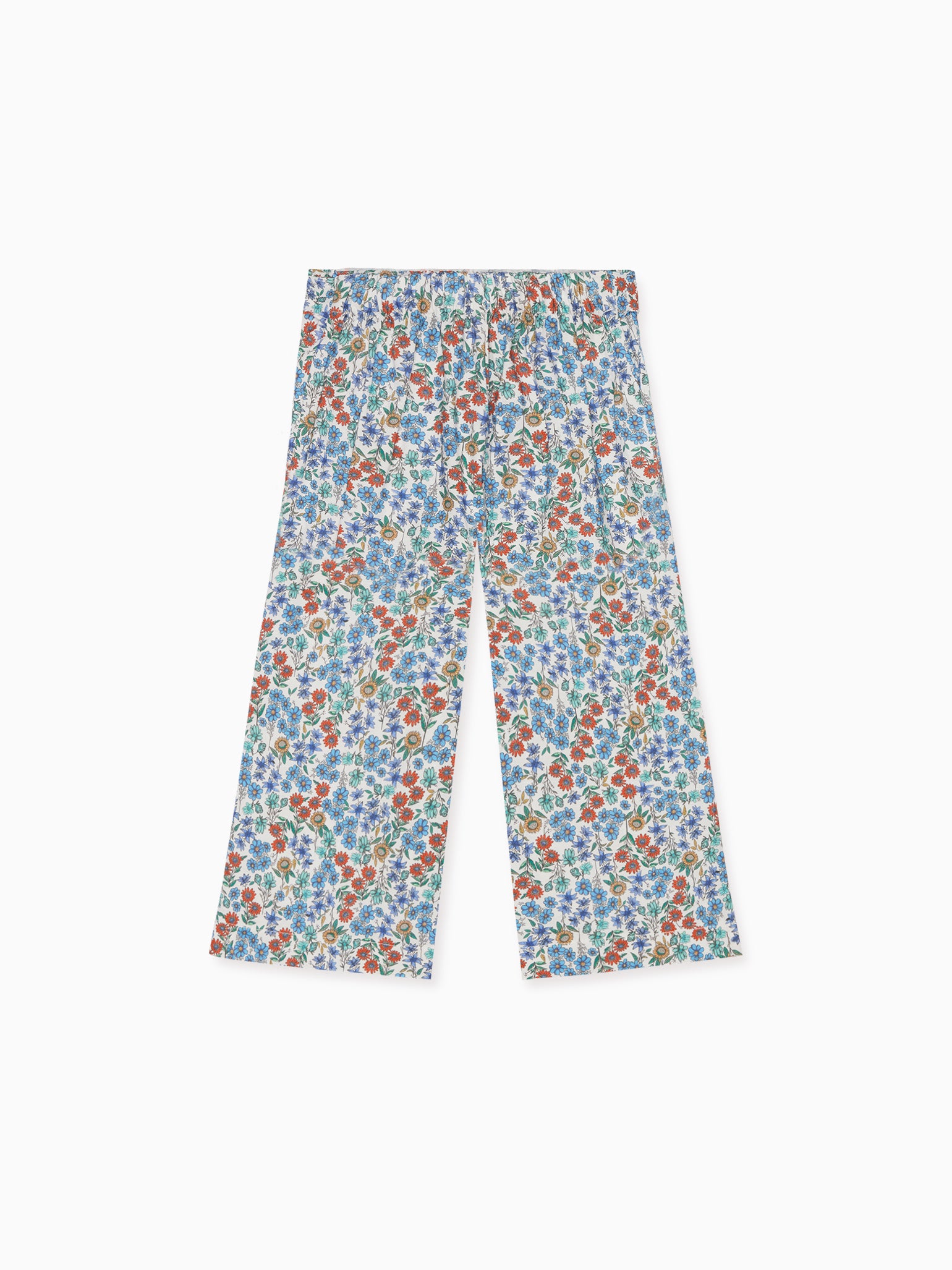 Blue Floral Roda Girl Trousers