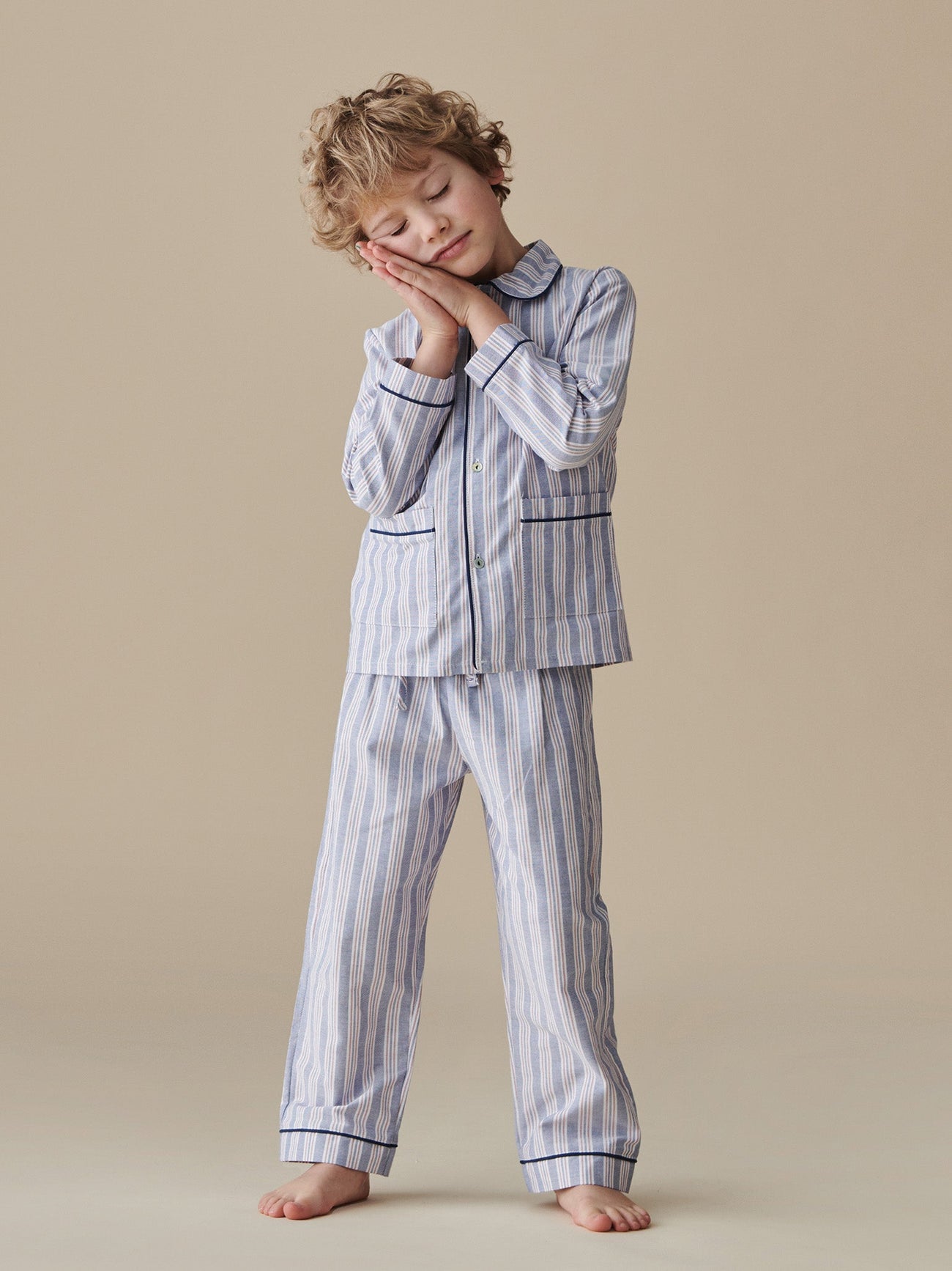 Blue Stripe Romera Kids Pyjamas