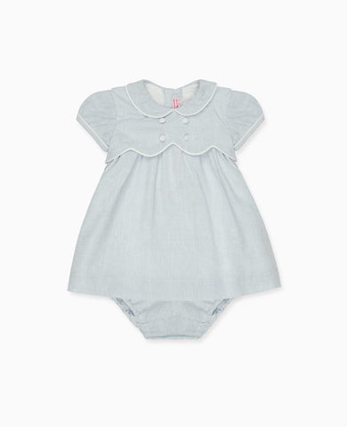 Dusty Blue Romina Baby Girl Set