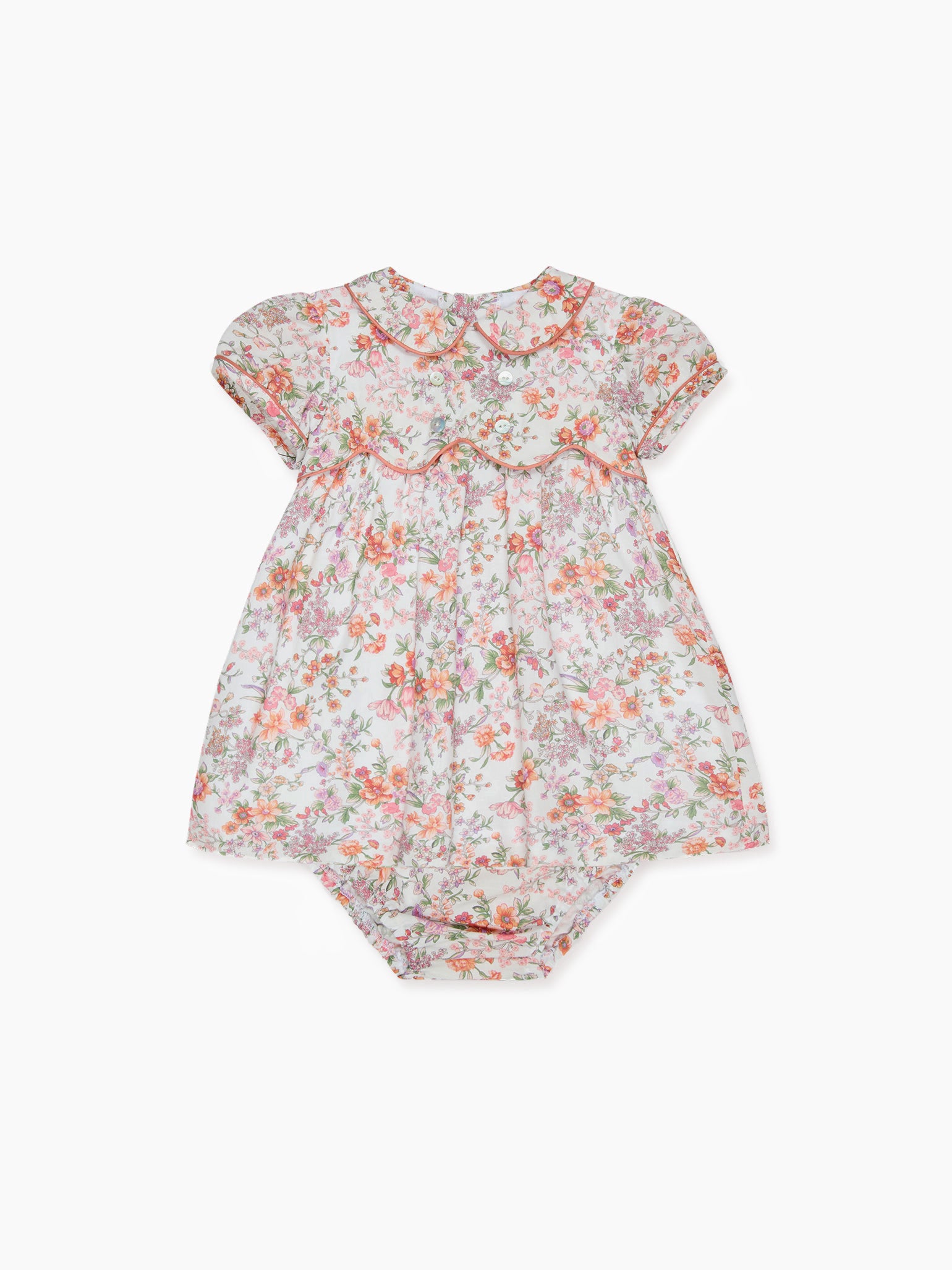 Pink Floral Romina Baby Girl Set