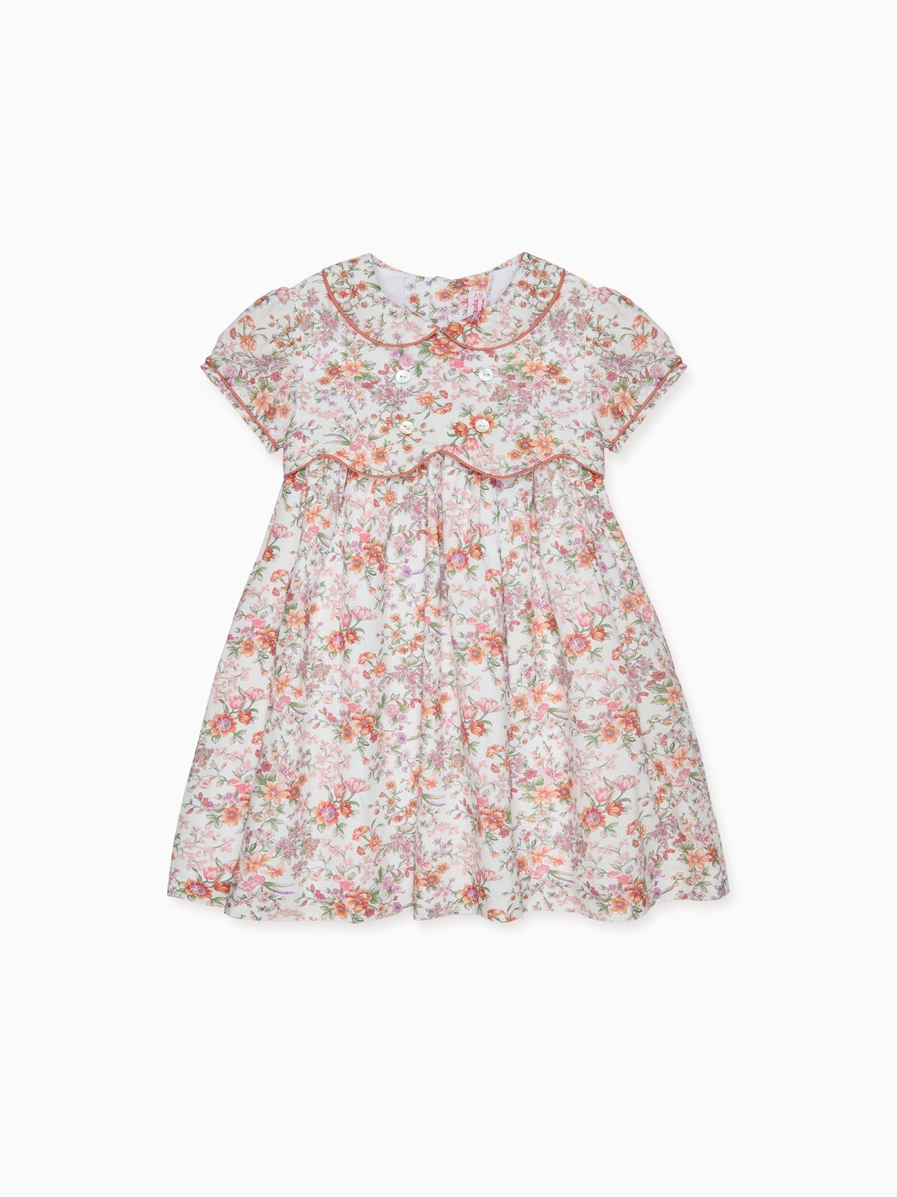 Pink Floral Romina Girl Dress