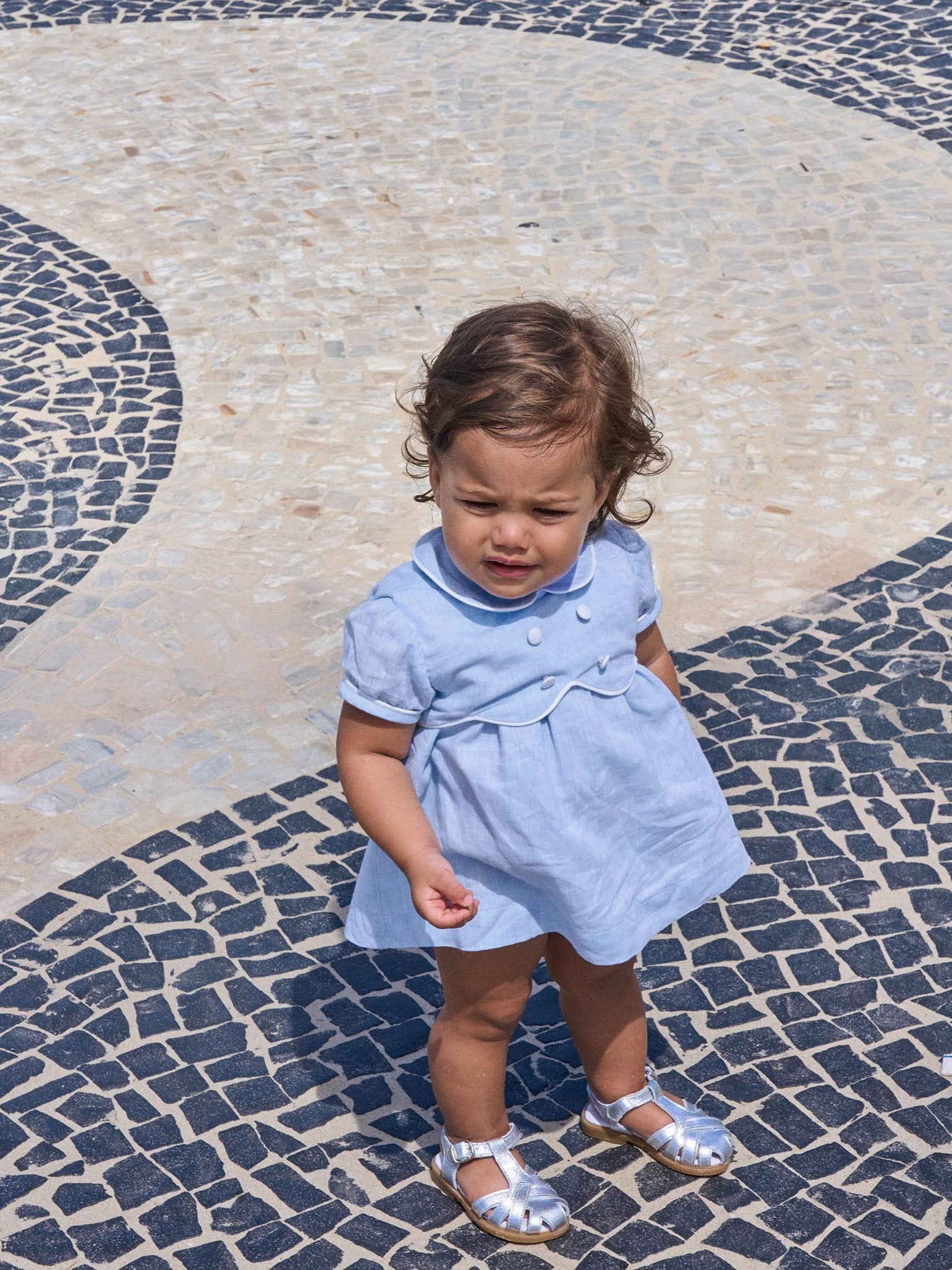 Blue Baby Dresses | Newborns & Babies | La Coqueta Kids