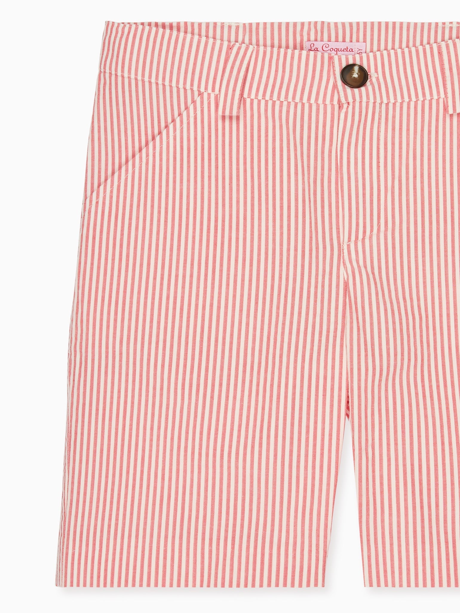 Red Stripe Romo Boy Shorts