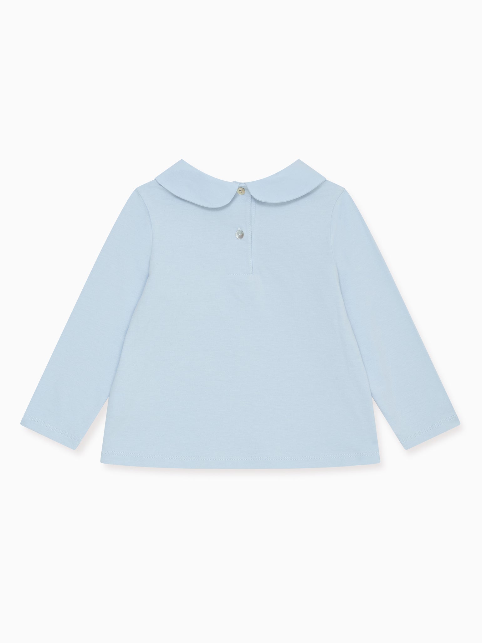 Light Blue Romo Long Sleeve Baby Top