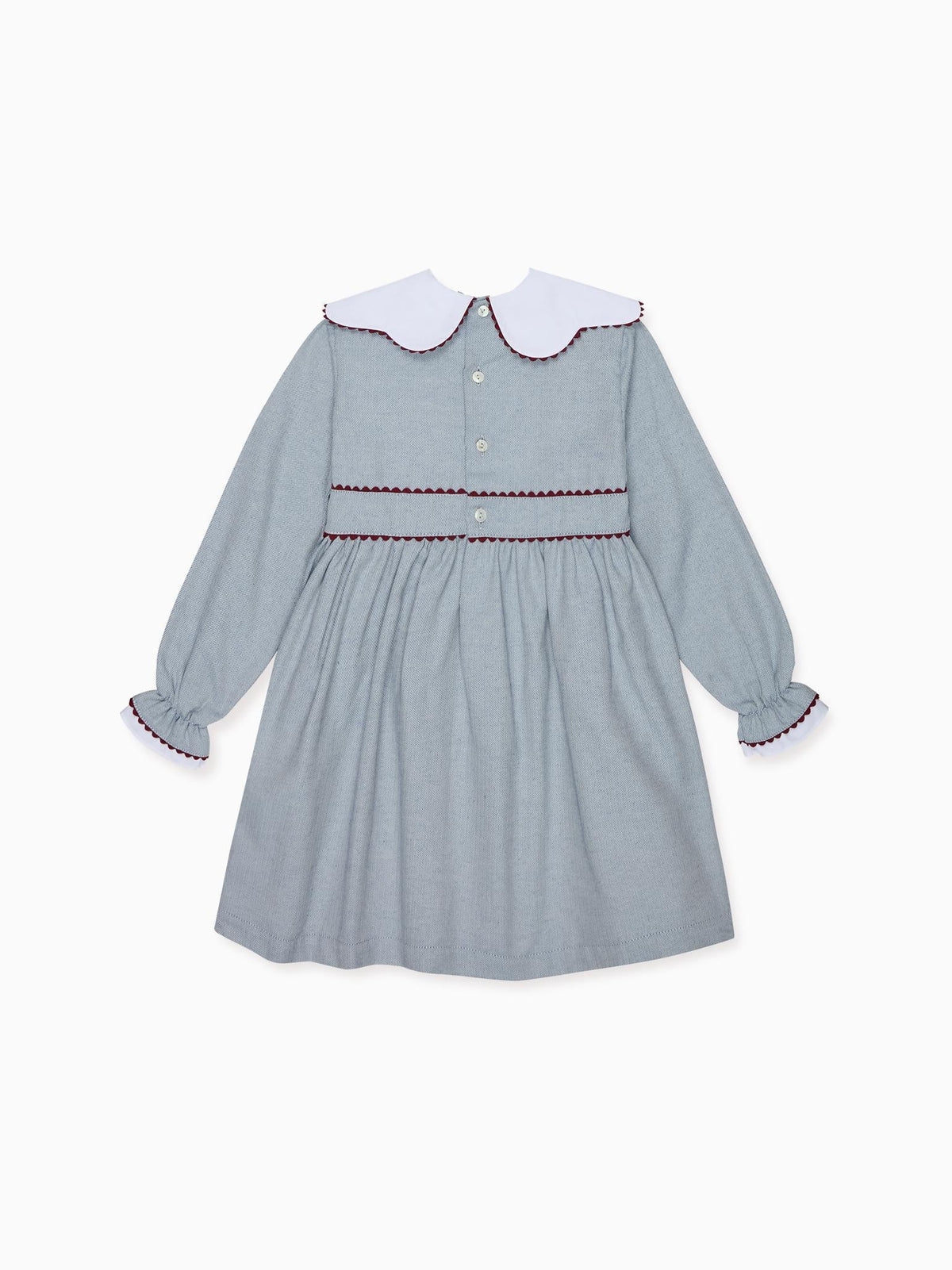 Dusty Blue Rosalie Girl Empire Dress