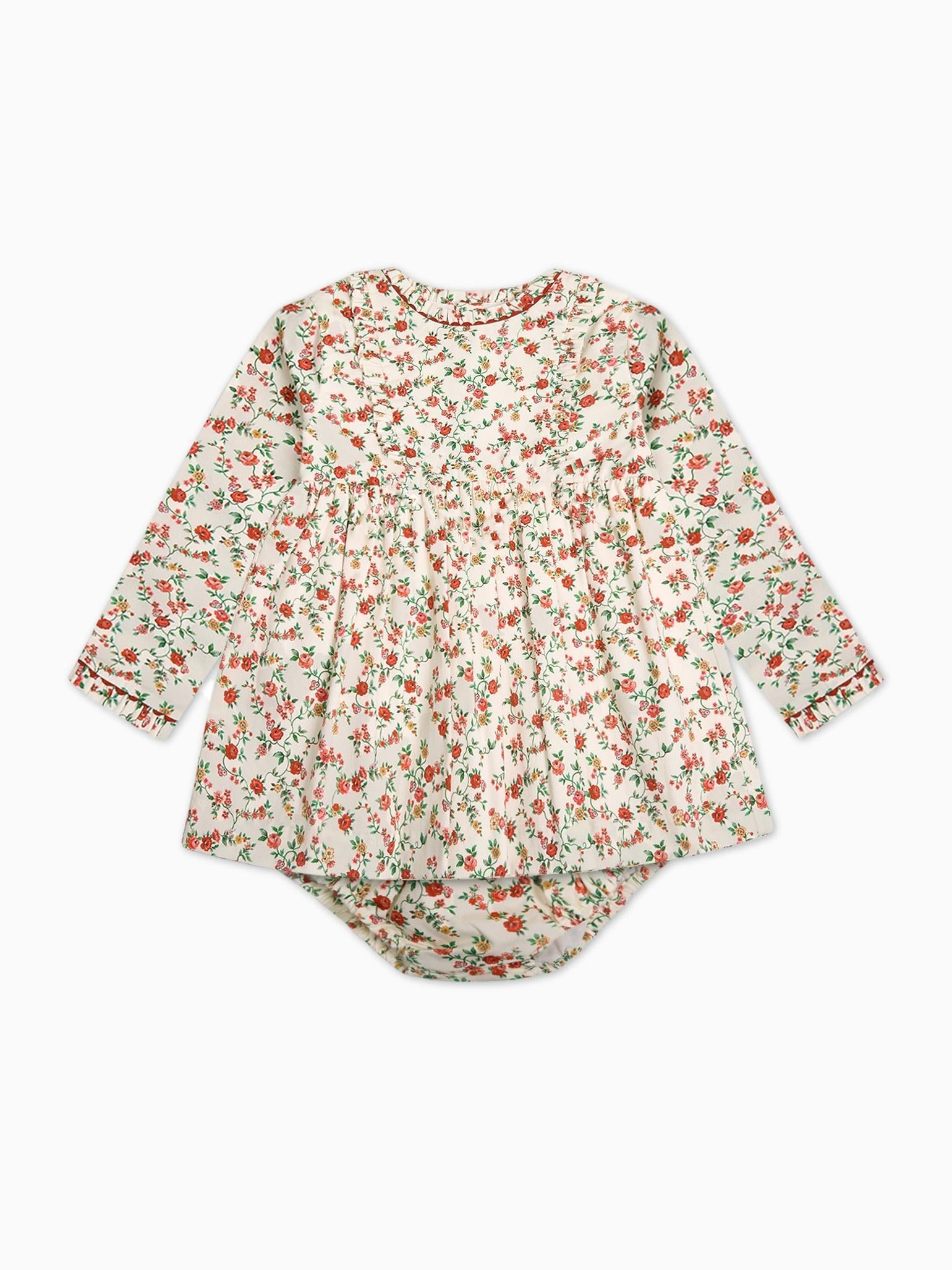 Ivory Floral Rosaura Baby Girl Set