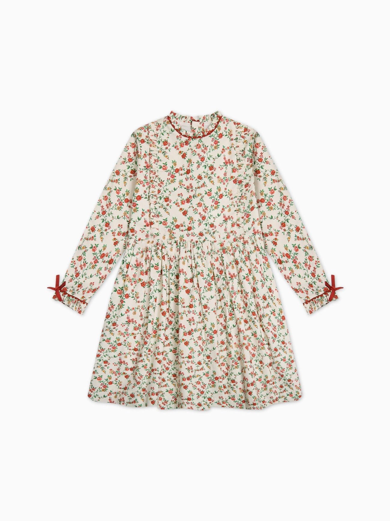 Ivory Floral Rosaura Girl Dress