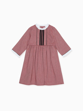 Burgundy Rosita Girl Dress