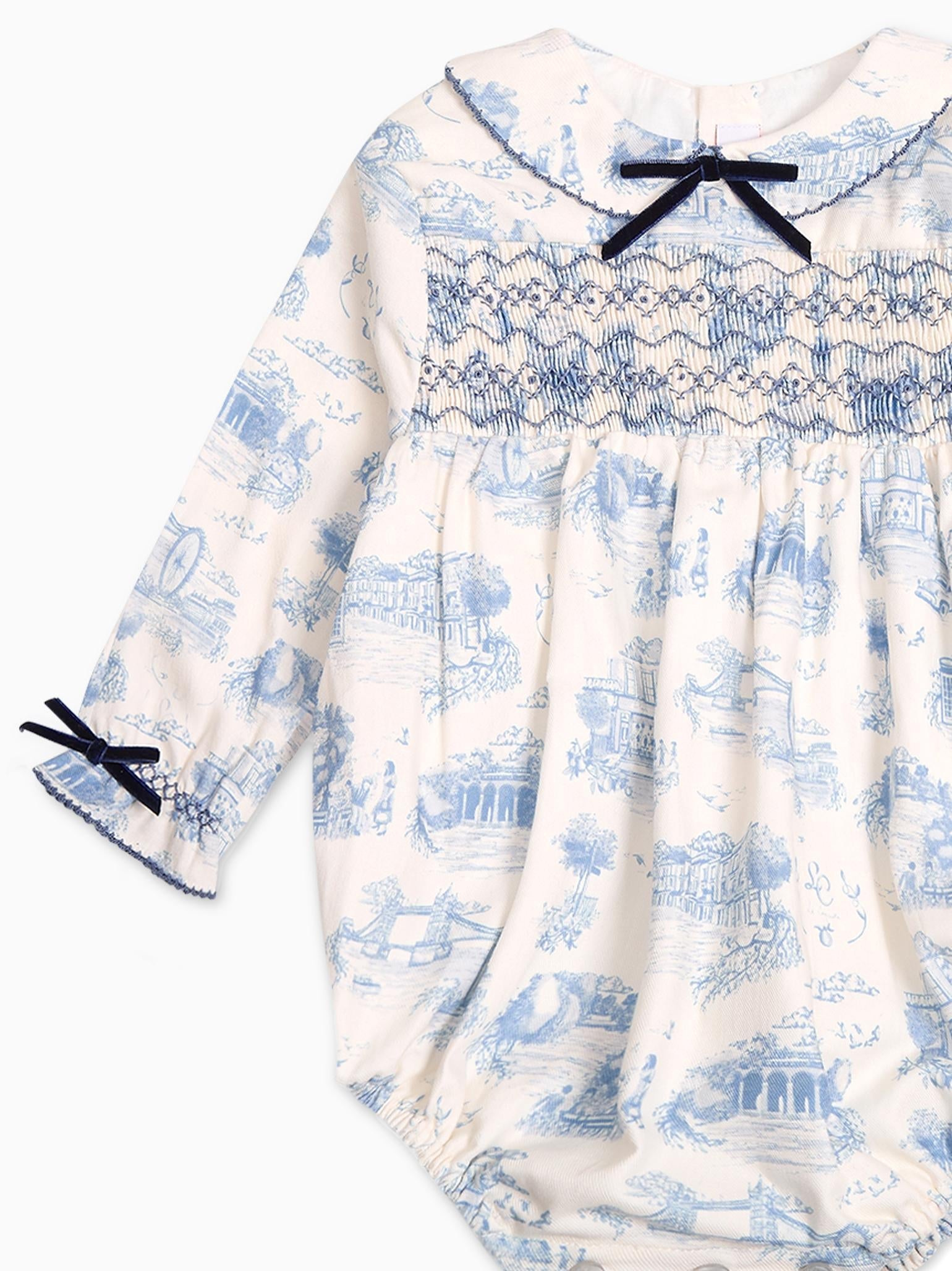 Blue Baby Dresses | Newborns & Babies | La Coqueta Kids