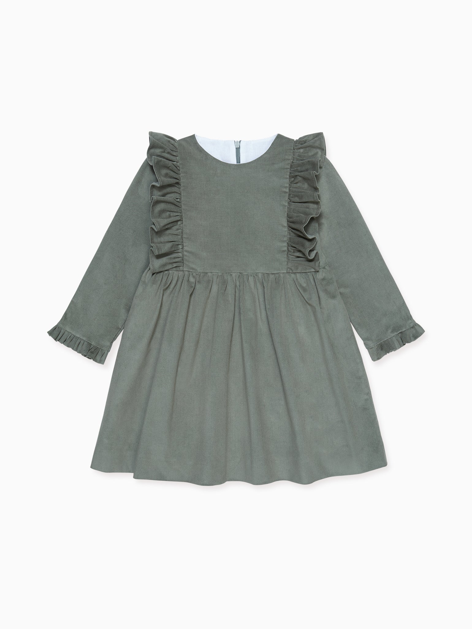 Green Salma Girl Dress – La Coqueta Kids
