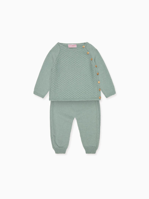 Sage Samuel Merino Baby Knitted Set