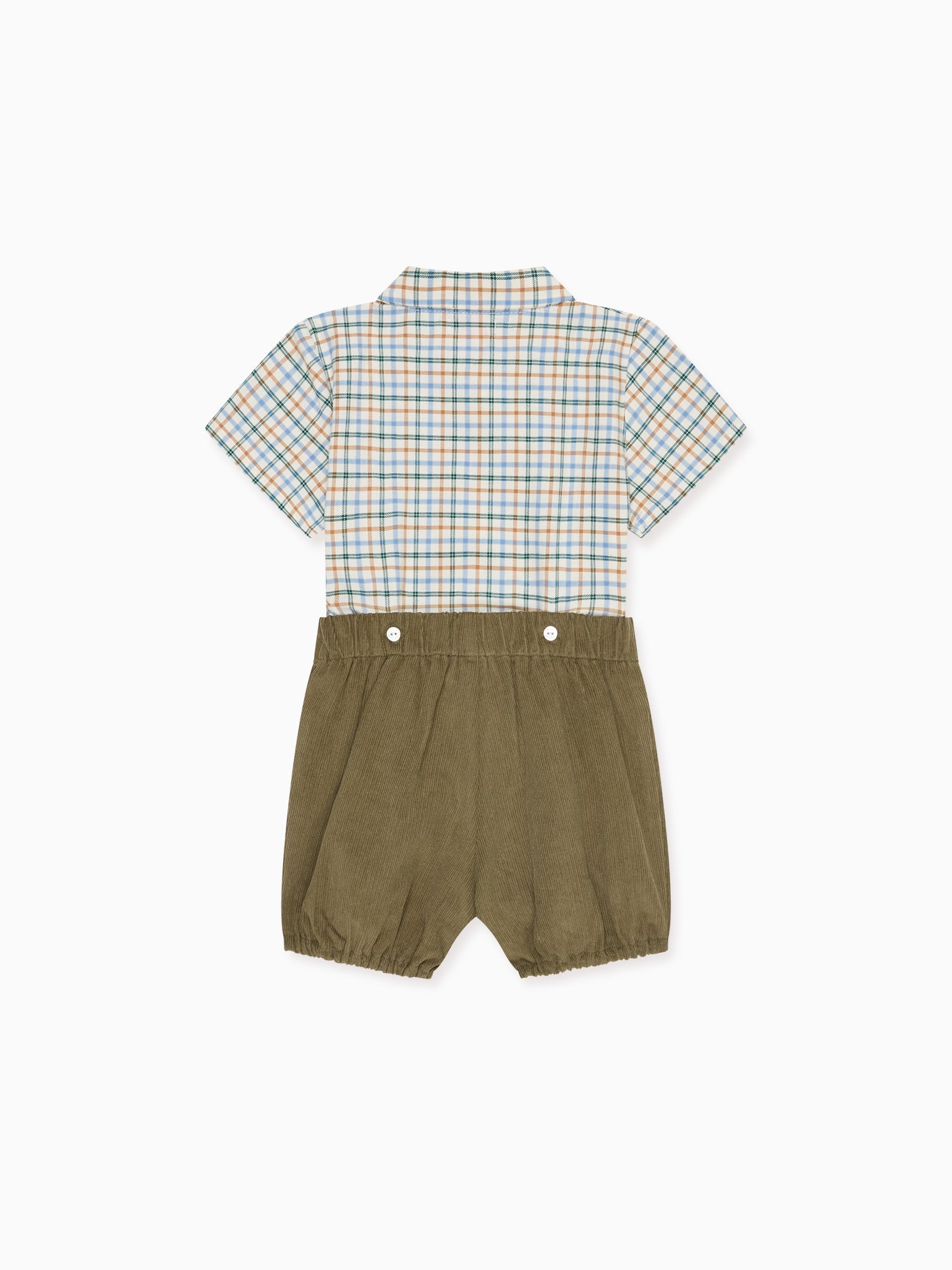 Camel Check Sando Baby Boy Set