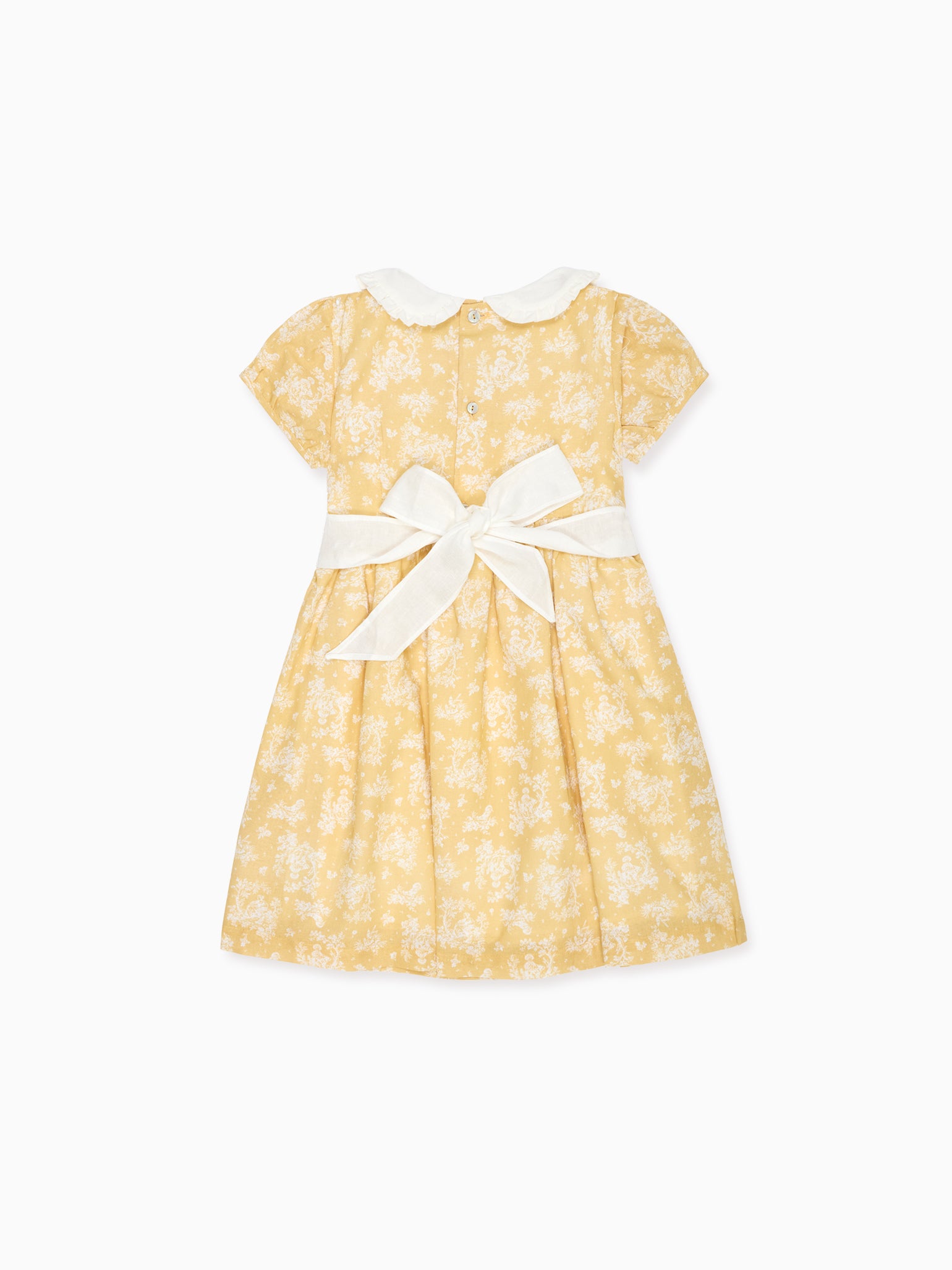 Yellow Toile Sara Girl Dress
