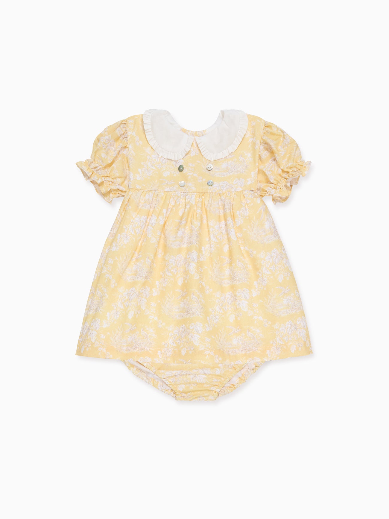 Yellow Toile Savanna Baby Girl Set