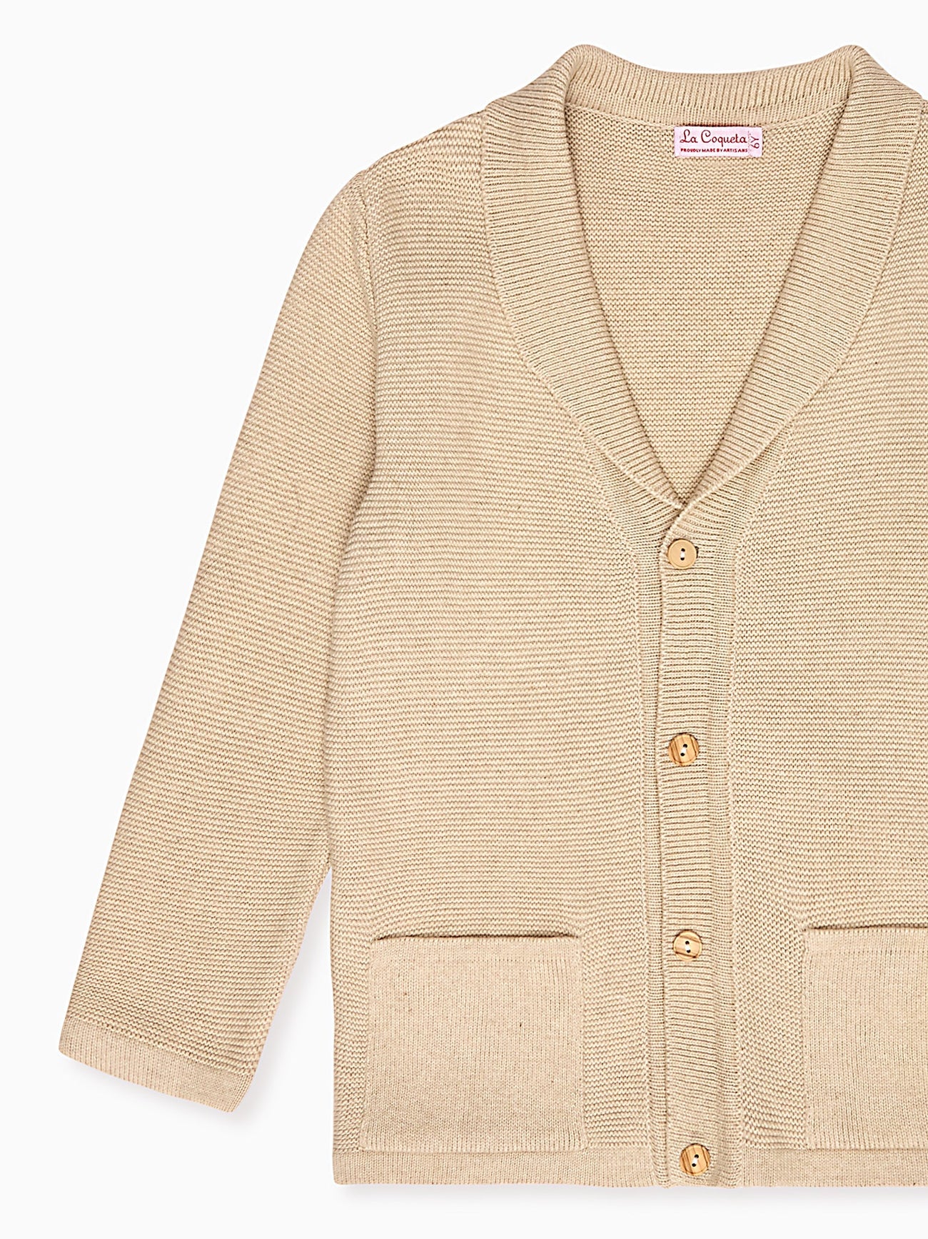 Camel Selvas Cotton Boy Cardigan