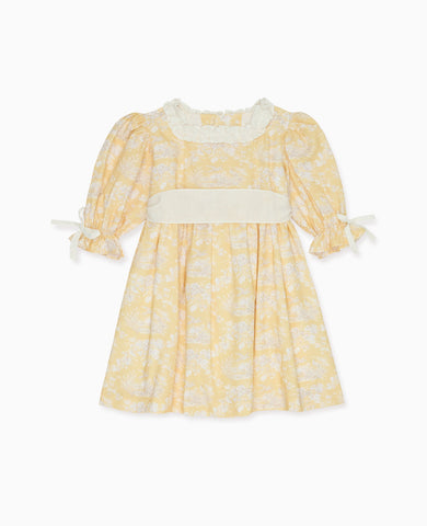 Yellow Toile Silas Girl Dress