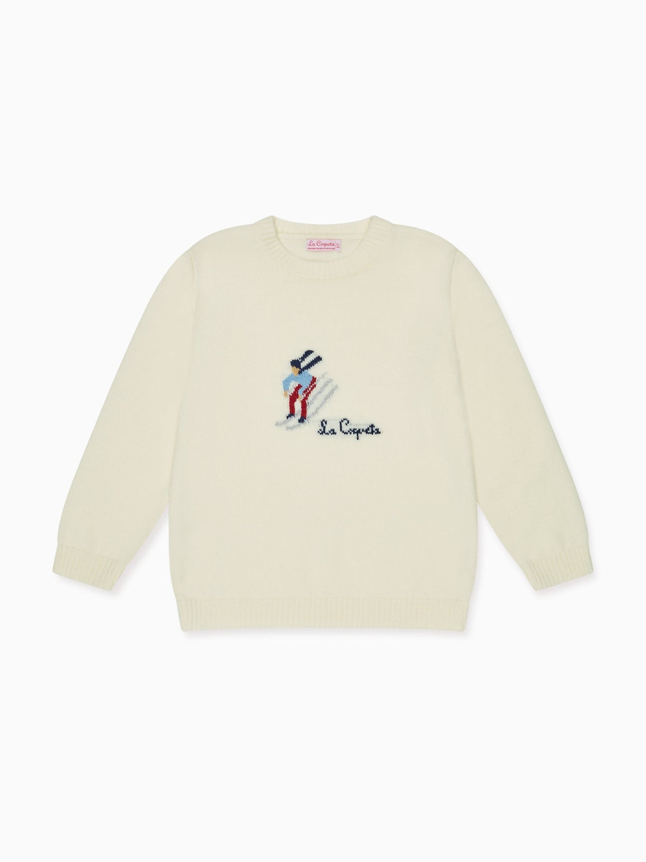 Ivory Ski Merino Kids Jumper